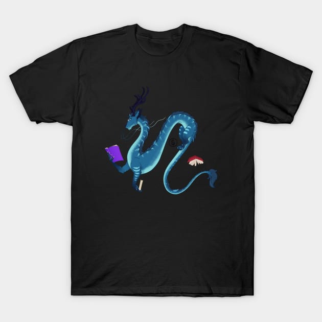 The Bookwyrm T-Shirt by Fear1ing